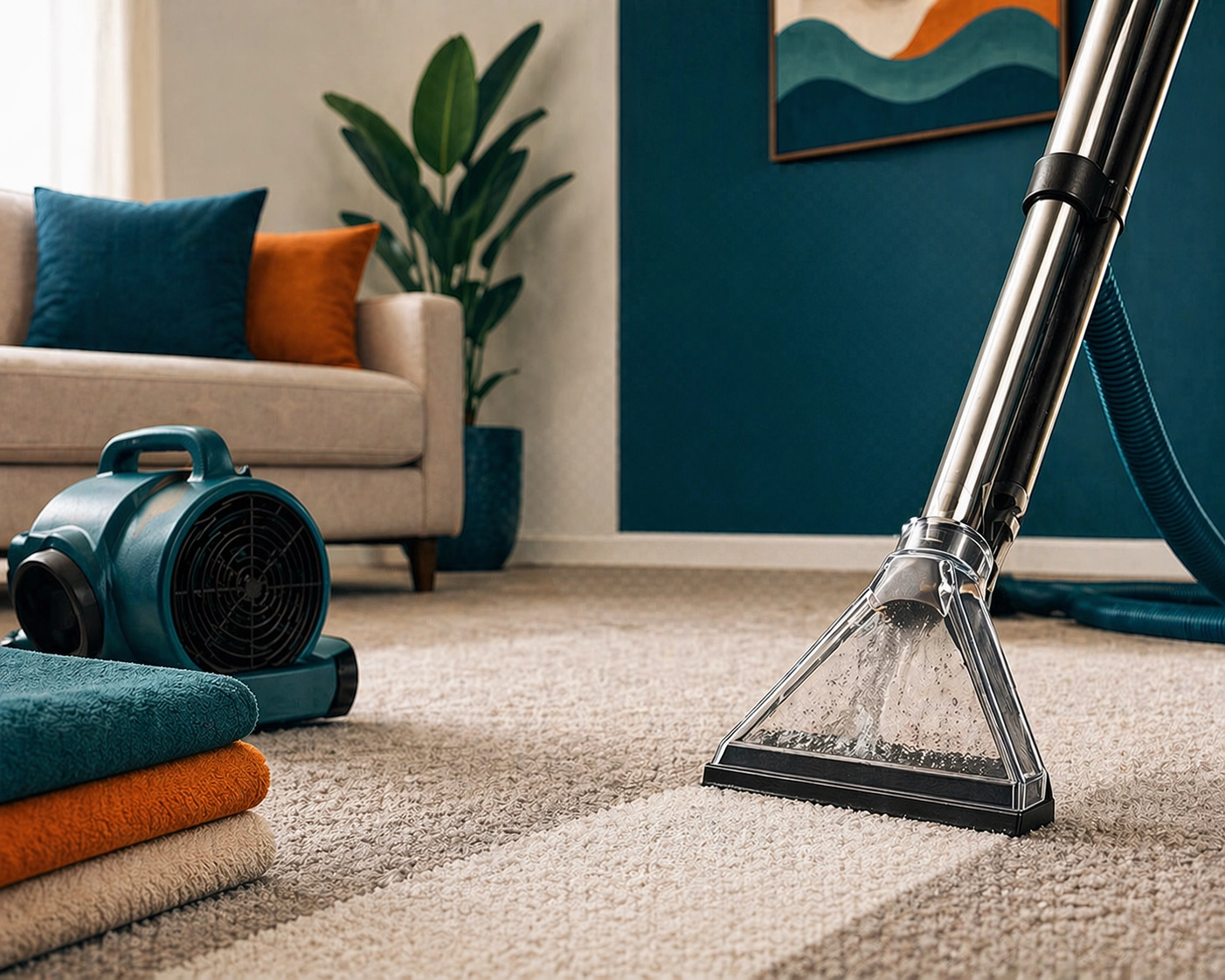 Advanced carpet cleaning equipment