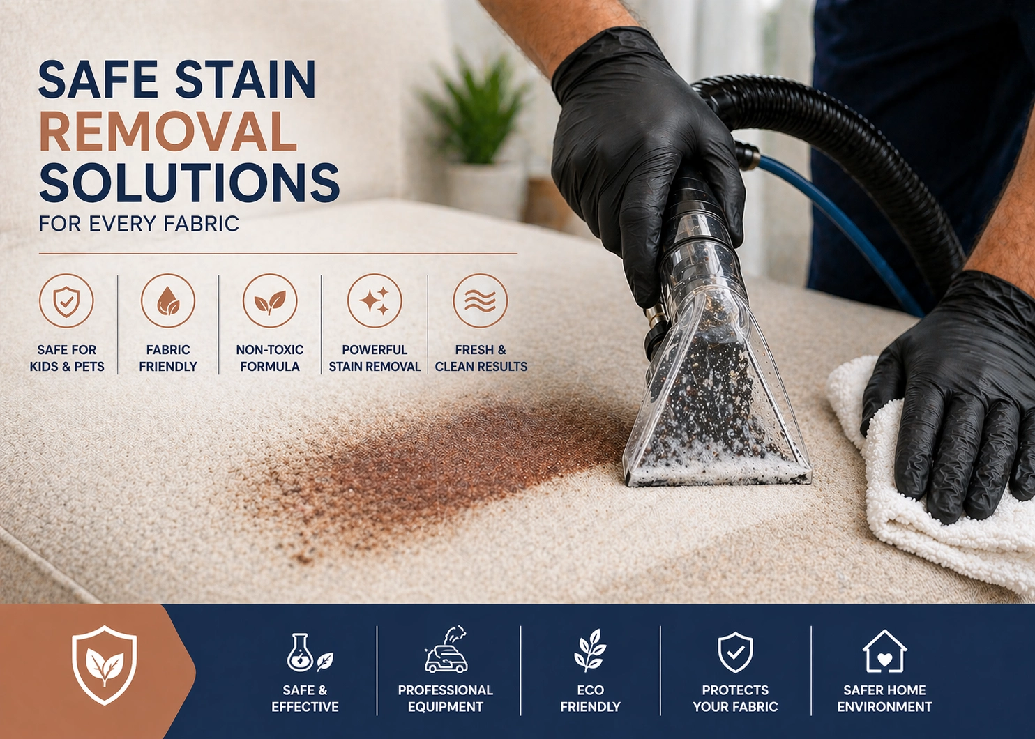 Safe Stain Removal Solutions for Every Fabric